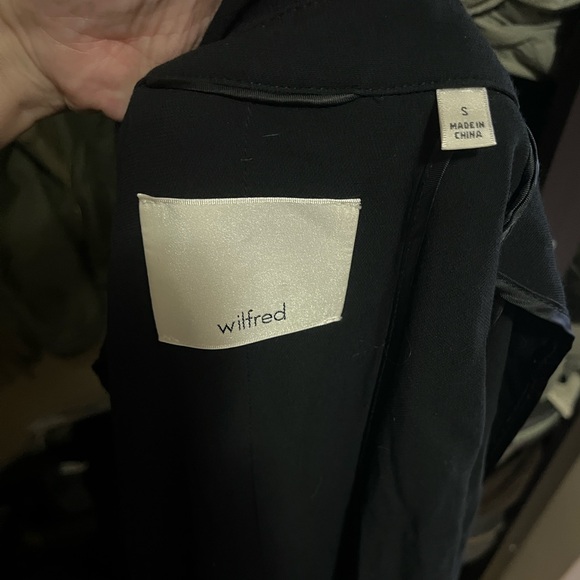 Wilfred Adelise viscose trench coat belted S blk - Picture 2 of 3